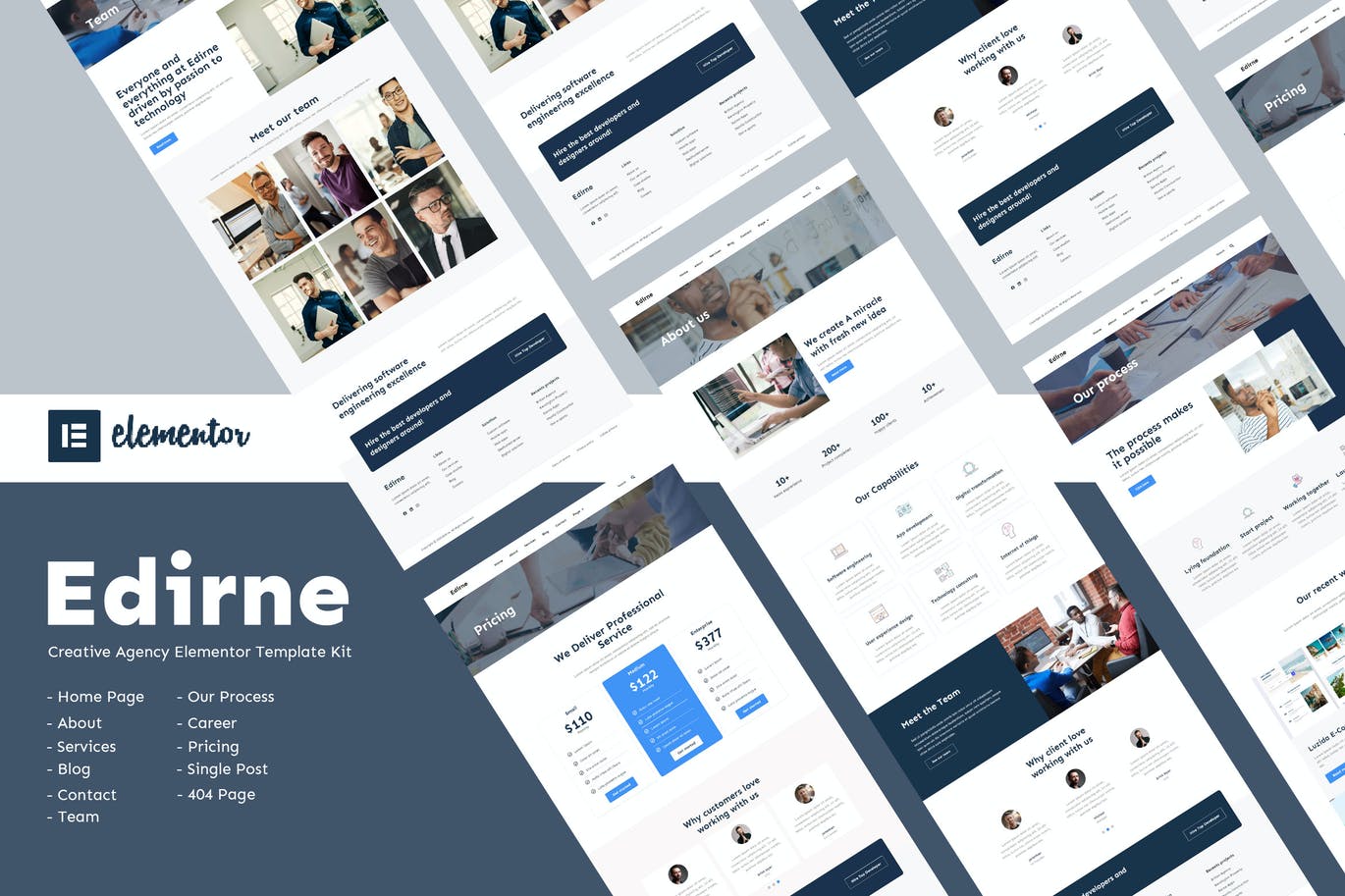 Edirne – 数字服务 Elementor Template Kit