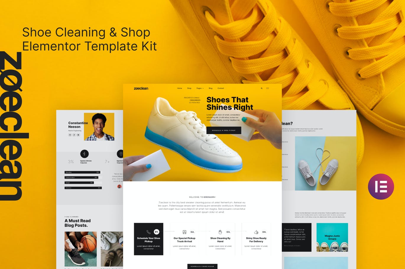 Hank & Joe – 优雅的餐厅 Elementor Template Kit