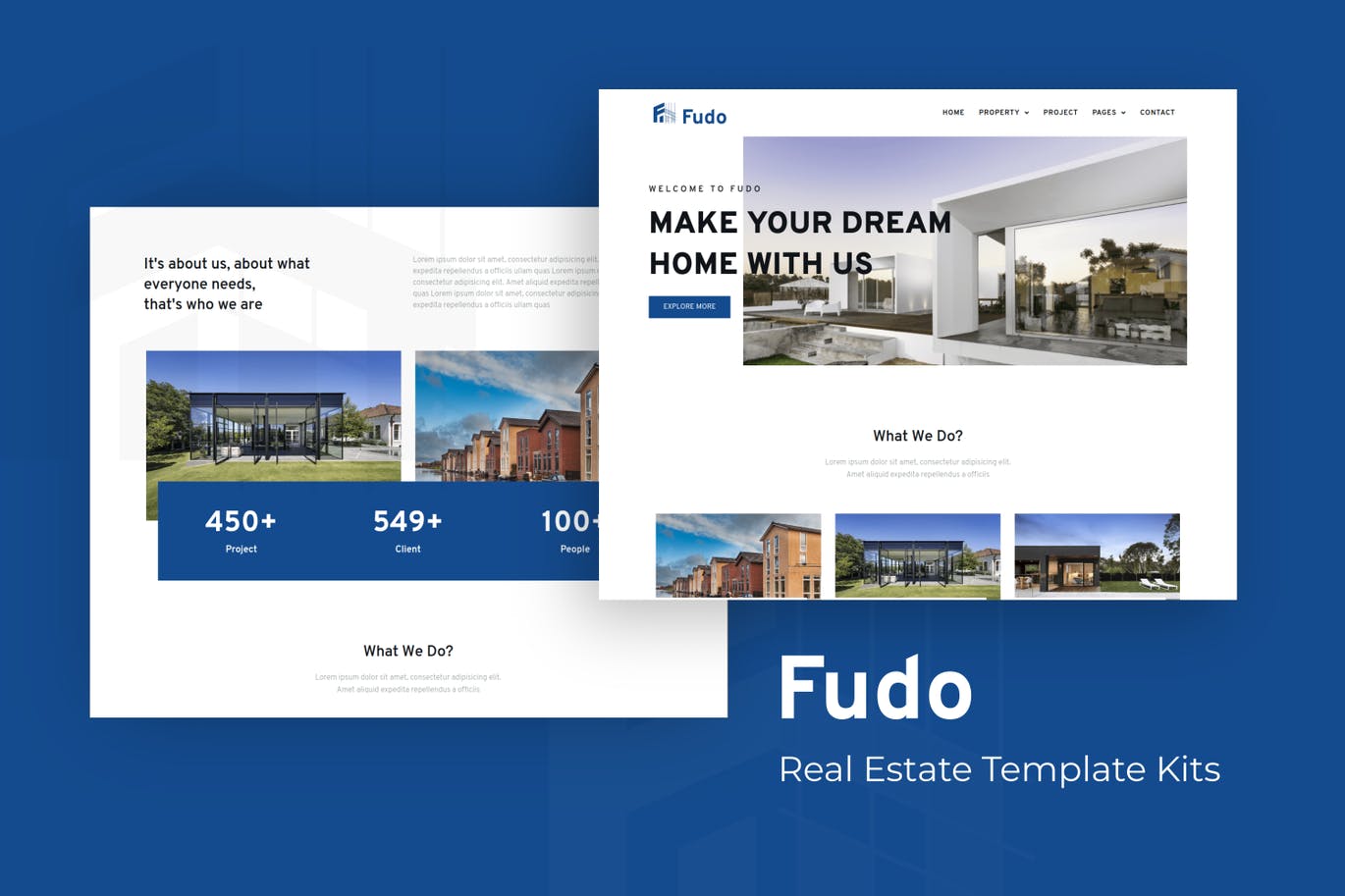 Fudo – 房地产 Elementor Template Kit