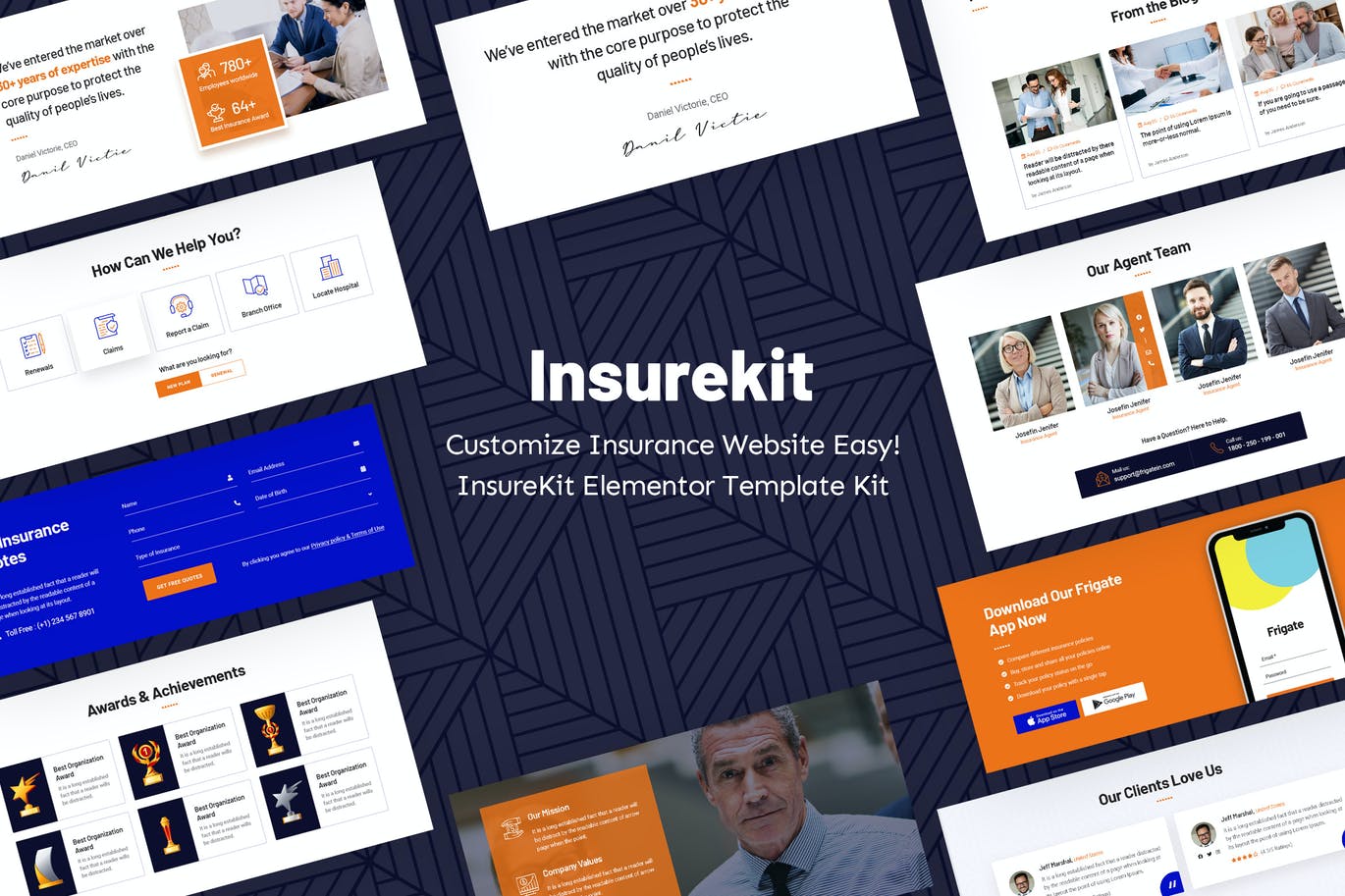 InsureKit – 保险 Template Kits