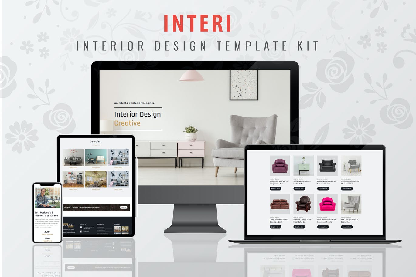 Interi – 室内设计元素 Elementor Template Kit