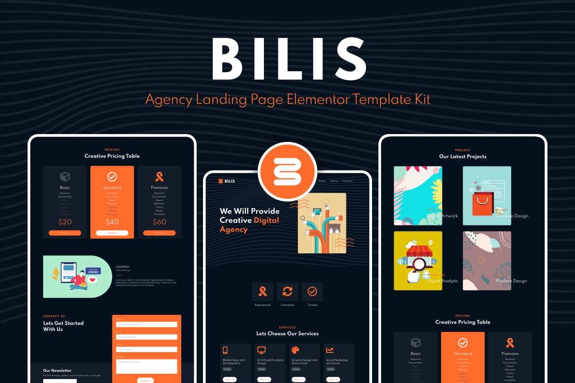 Audios – App应用展示 Elementor Template Kit