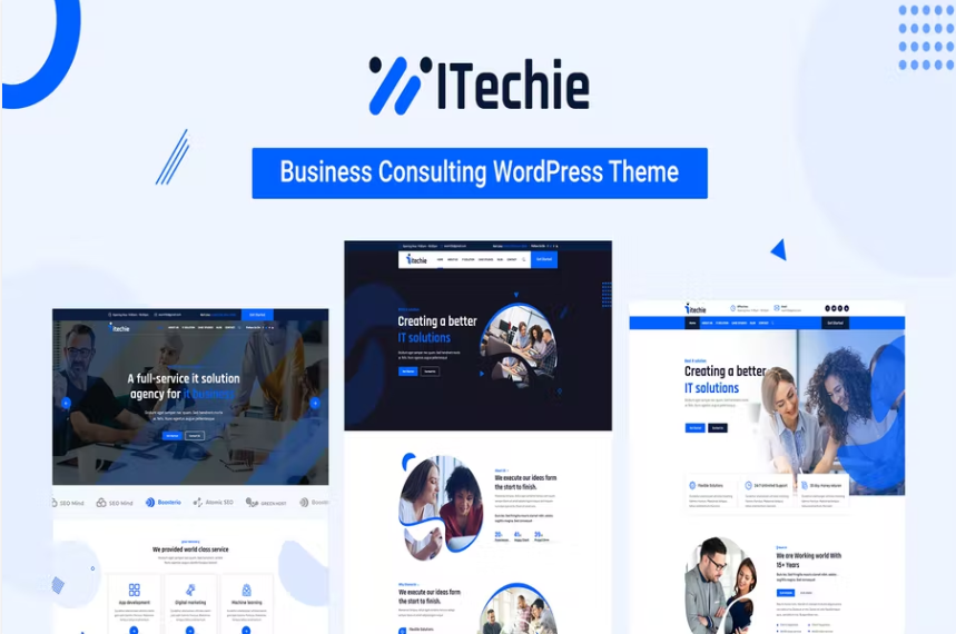 Itechie – IT 解决方案和服务 Elementor主题