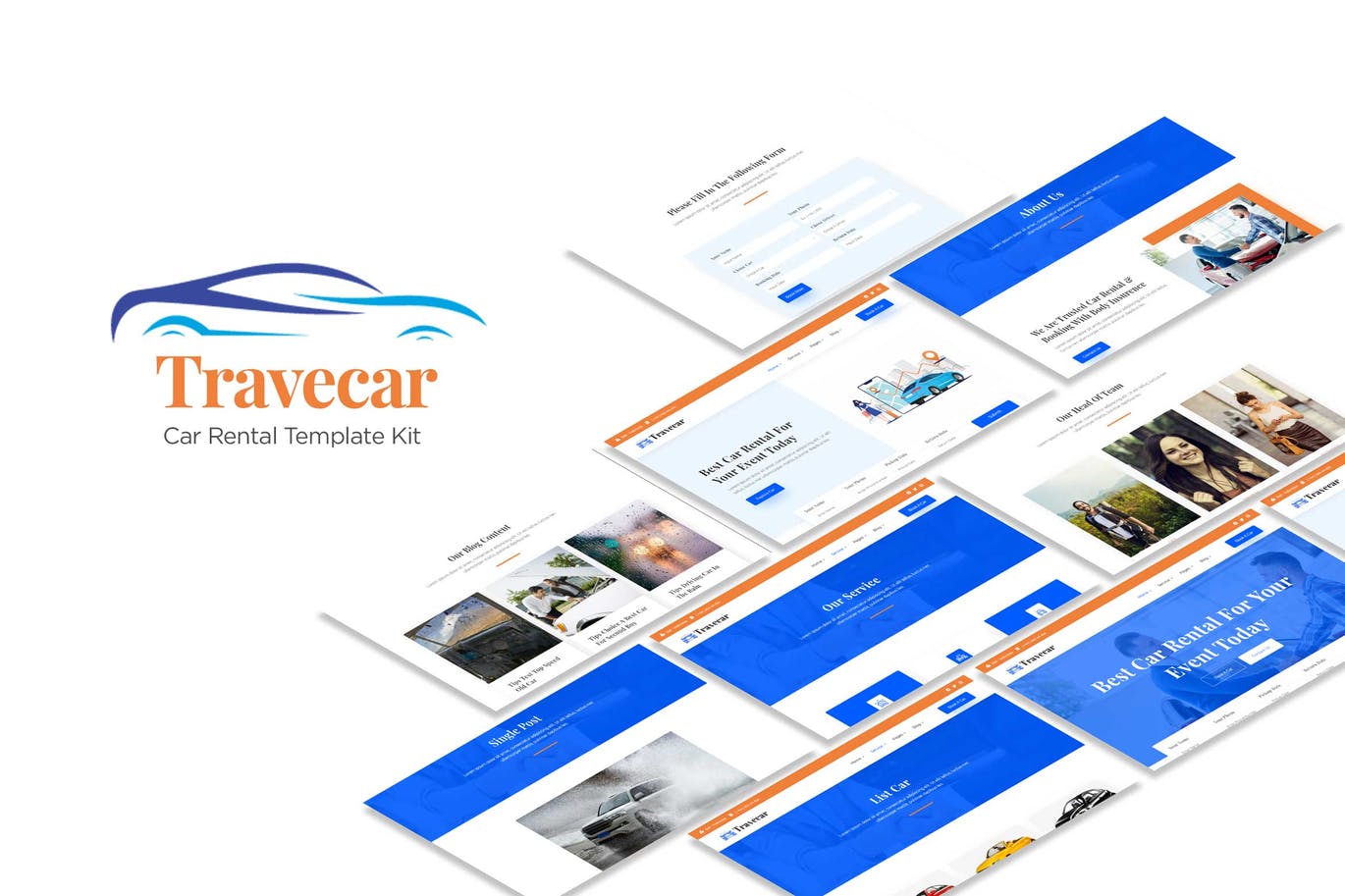 Travecar – 租车Elementor模板工具包