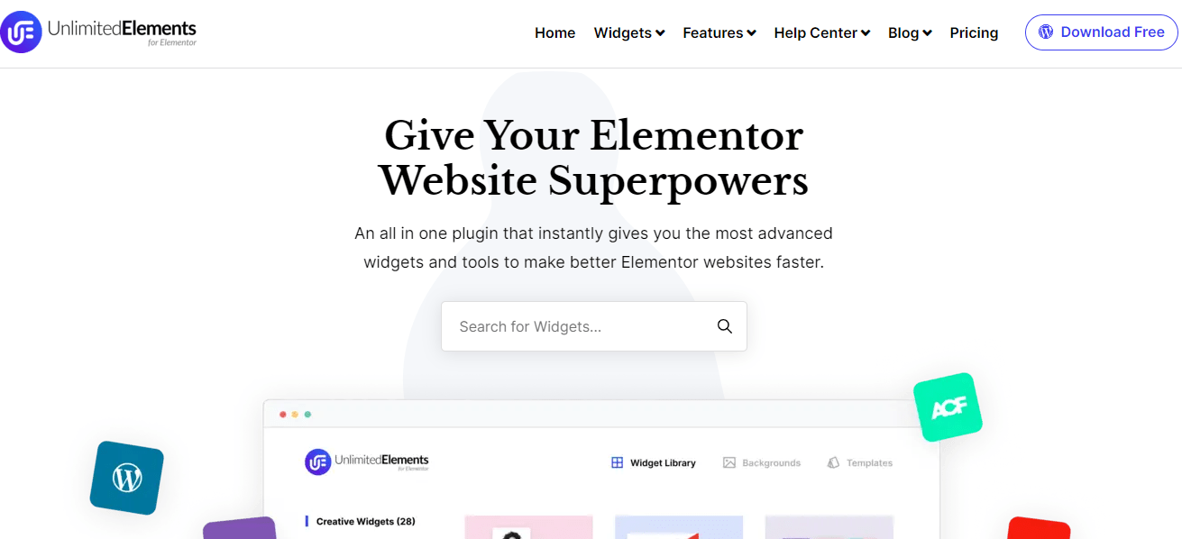 WordPress Elementor Pro扩展插件–Unlimited Elements v1.5.109