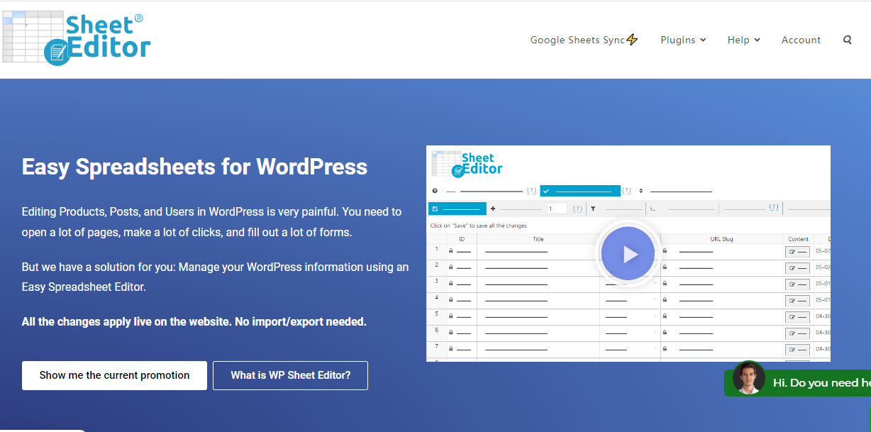 WordPress表格插件 WP Sheet Editor Pro v2.25.13 破解版下载